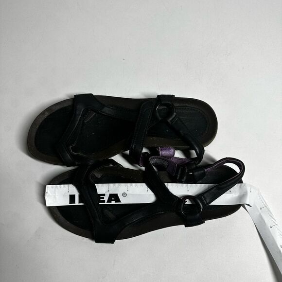 Teva Cabrillo Universal Women's Size 7 Leather Black Strappy Sandals 1002877 - Picture 12 of 13